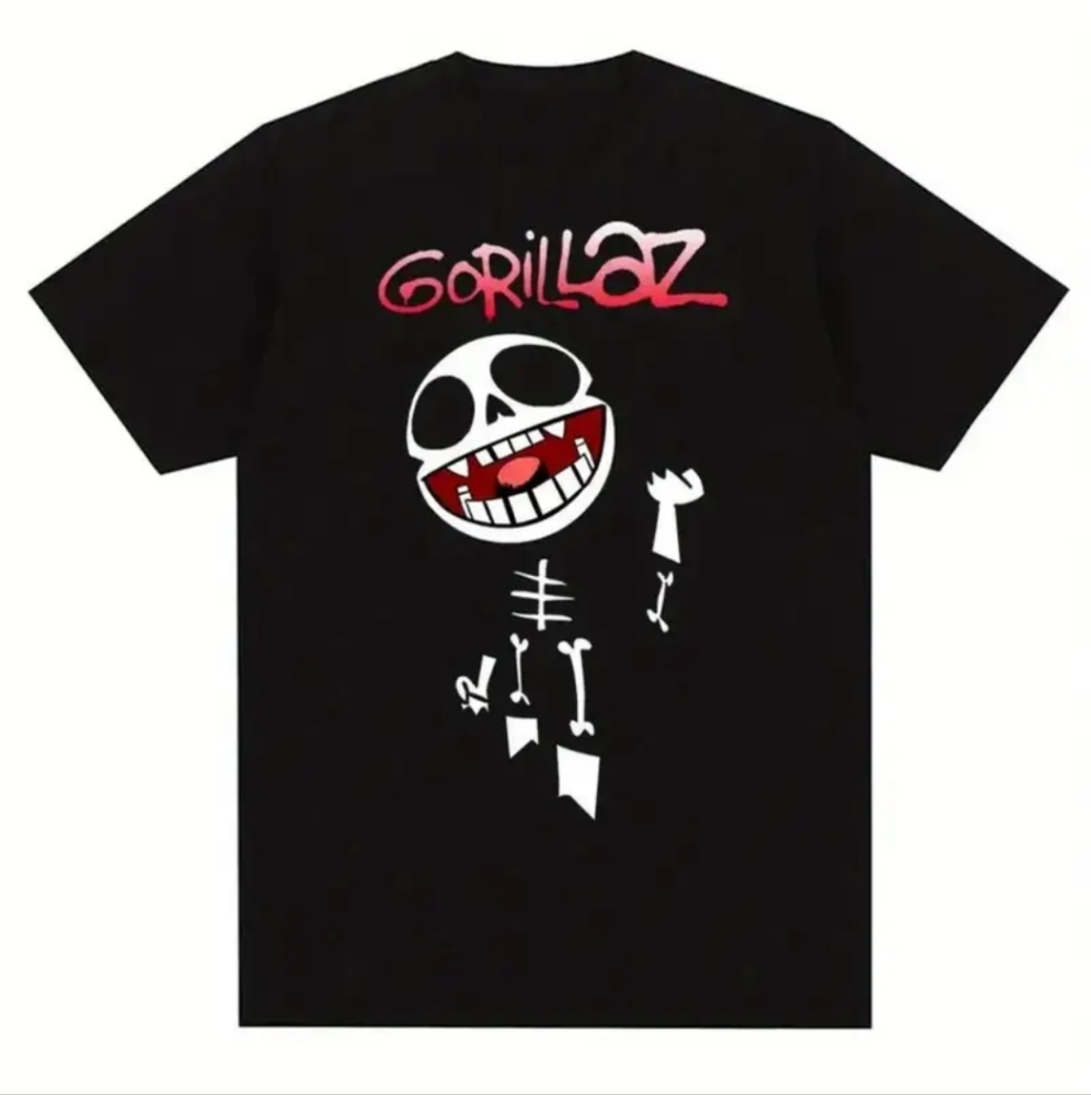 Gorillaz  Men's Crew Tshirt Size XL